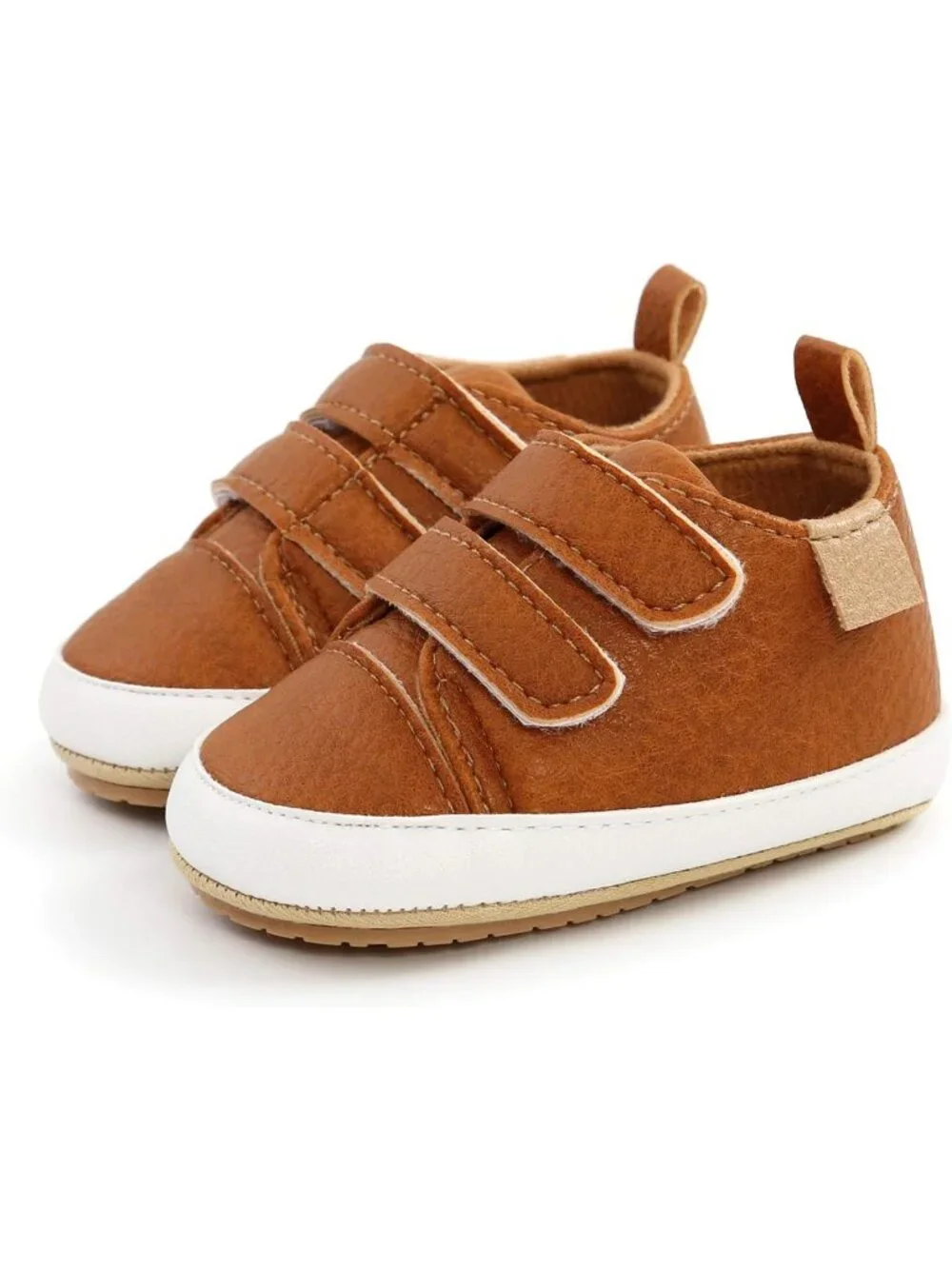 Stylish Baby High Top Ankle Sneakers | Soft Rubber Sole, Anti-Slip Moccasins